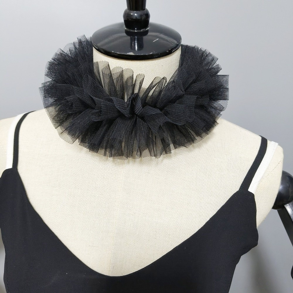 Women'S Victorian Accessories - ปลอกแขนลูกไม้แบบถอดได้ อุปกรณ์เสริมเครื่องแต่งกาย ผ้าตาข่ายหวานๆ ประดับคอแบบวิคตอเรียน รีเนซองส์ ปลอกแขนระบายแบบปลอม