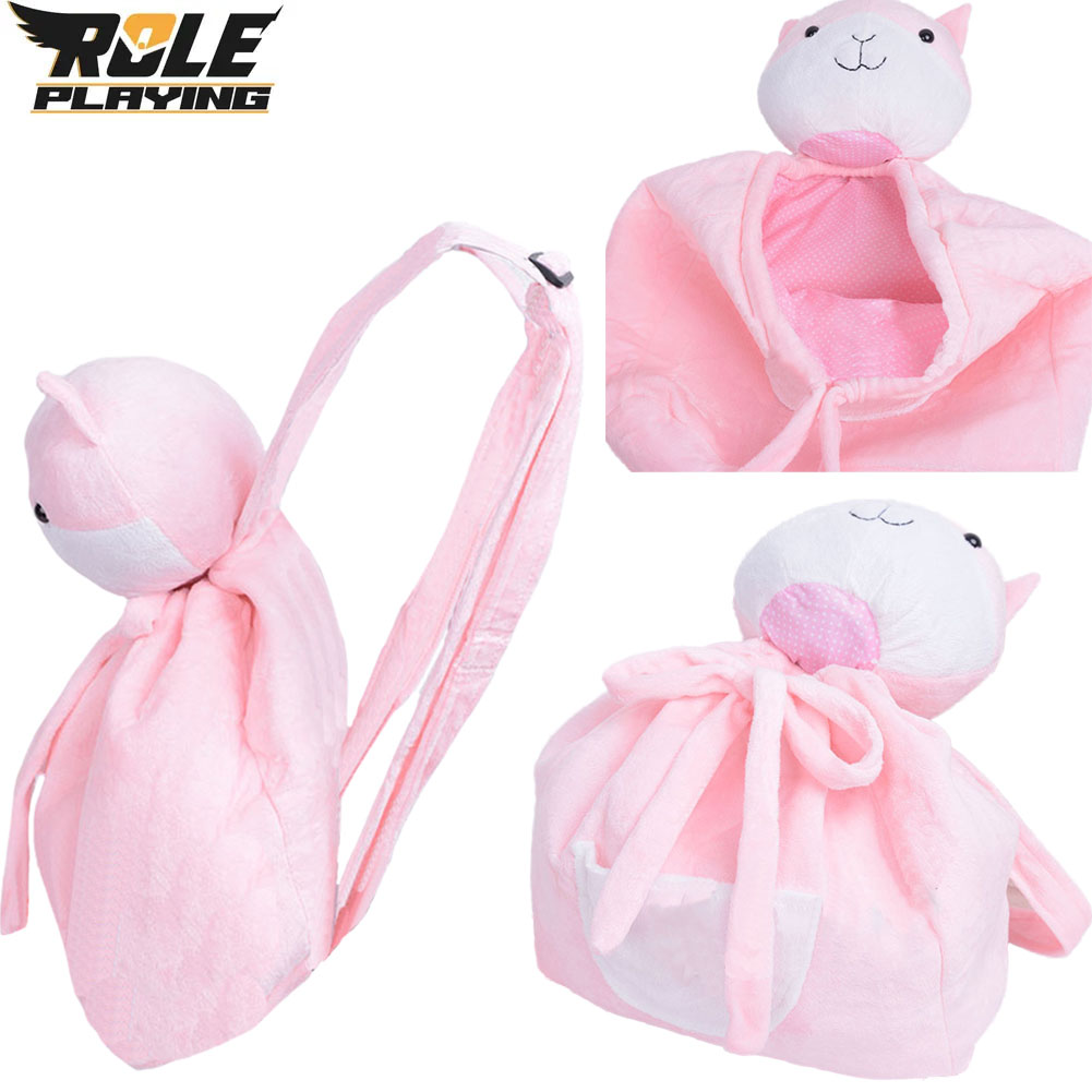 Women Accessories Bag - อะนิเมะดังกันของรอนปา ชิอากิ นานามิคอสเพลย์แฟนตาซีสีชมพูกระเป๋าเป้สะพายหลังแมวกระเป๋าผู้หญิงเครื่องแต่งกายปลอมตัวอุปกรณ์เสริมหญิงอุปกรณ์ประกอบฉาก