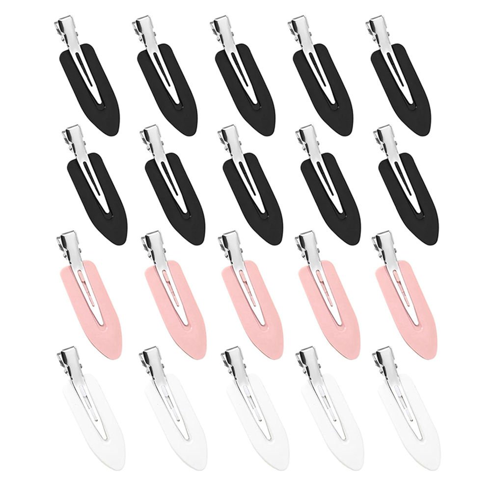 Women Accessories Online - 20pcs NO Crease Basic คลิปผมสําหรับหญิงสาวผมจัดแต่งทรงผมแต่งหน้า NO