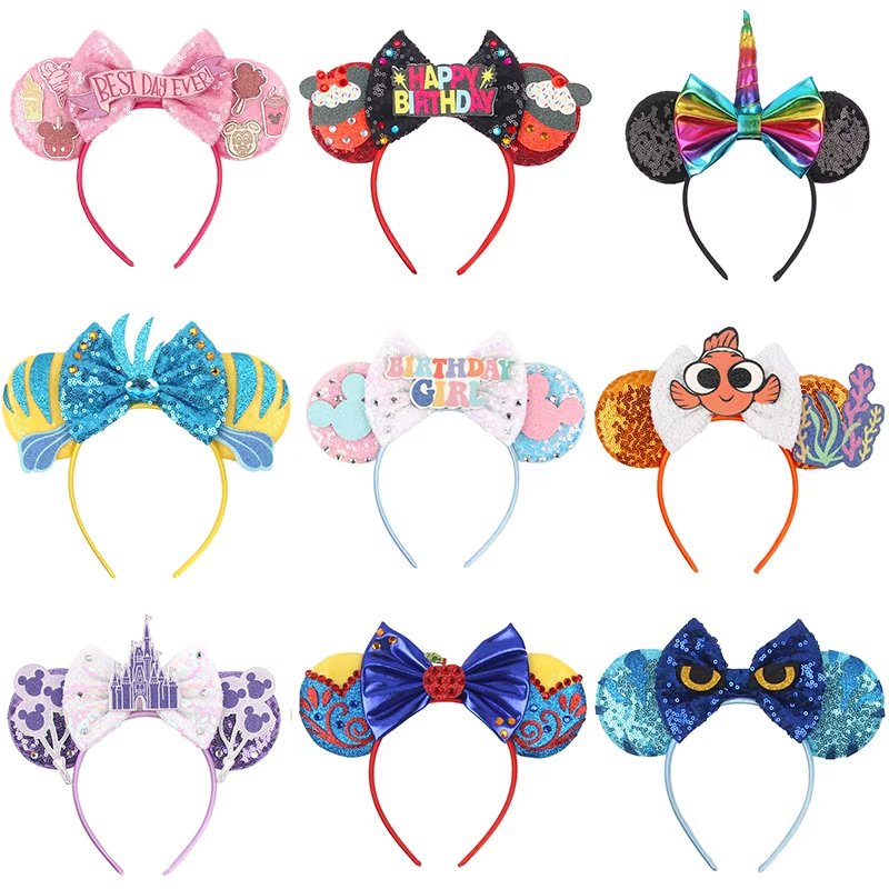 Women Accessories Wholesale China - ที่คาดผมดิสนีย์ลายมิกกี้เม้าส์สำหรับงานวันเกิด งานปาร์ตี้ ของตกแต่งผมสำหรับเด็ก งานเทศกาล คอสเพลย์