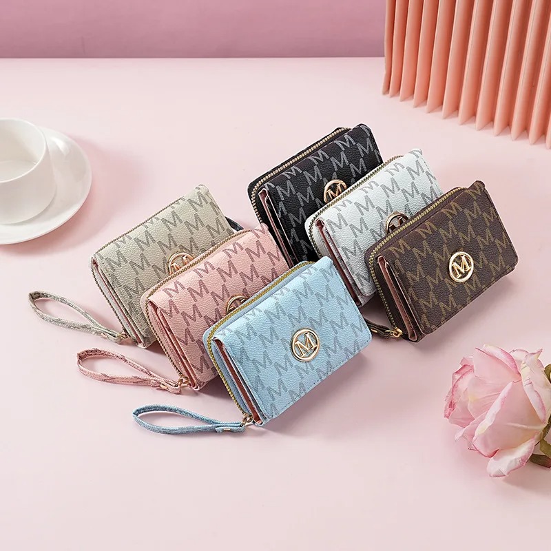 กระเป๋าสตางค์ซิปสามชั้นลายตัวอ - Women Accessories Bag บทวิจารณ์และราคา