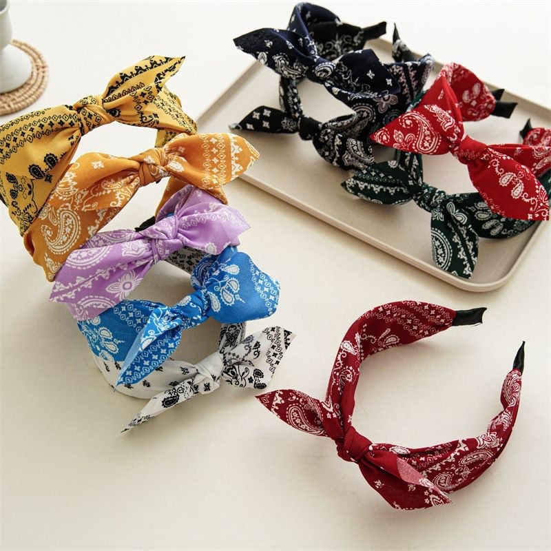 ที่คาดผมผ้าฝ้ายพิมพ์ลายดอกแคชเ - Women Accessories Wholesale China บทวิจารณ์และราคา