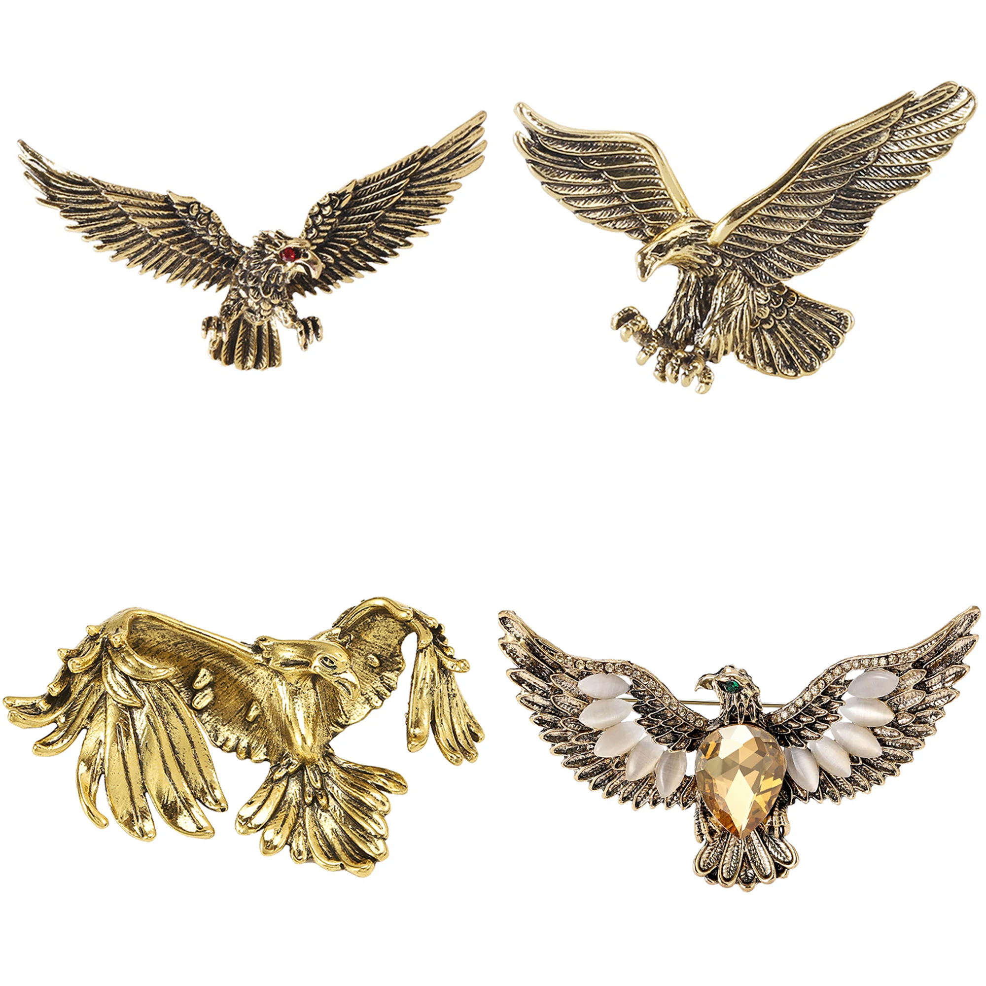 เคลือบ Eagle เข็มกลัดสําหรับผู - Women'S Accessories Categories บทวิจารณ์และราคา