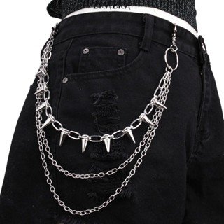โซ่คาดเอวสไตล์ฮิปฮอป พังก์ร็อก - Women'S Jeans Accessories บทวิจารณ์และราคา