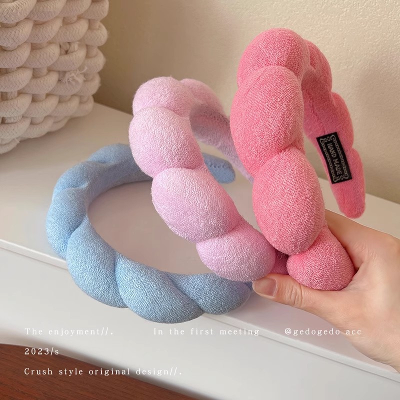 Retro PUFFY ผมวงฟองน้ําสําหรับ - Women Accessories Online บทวิจารณ์และราคา