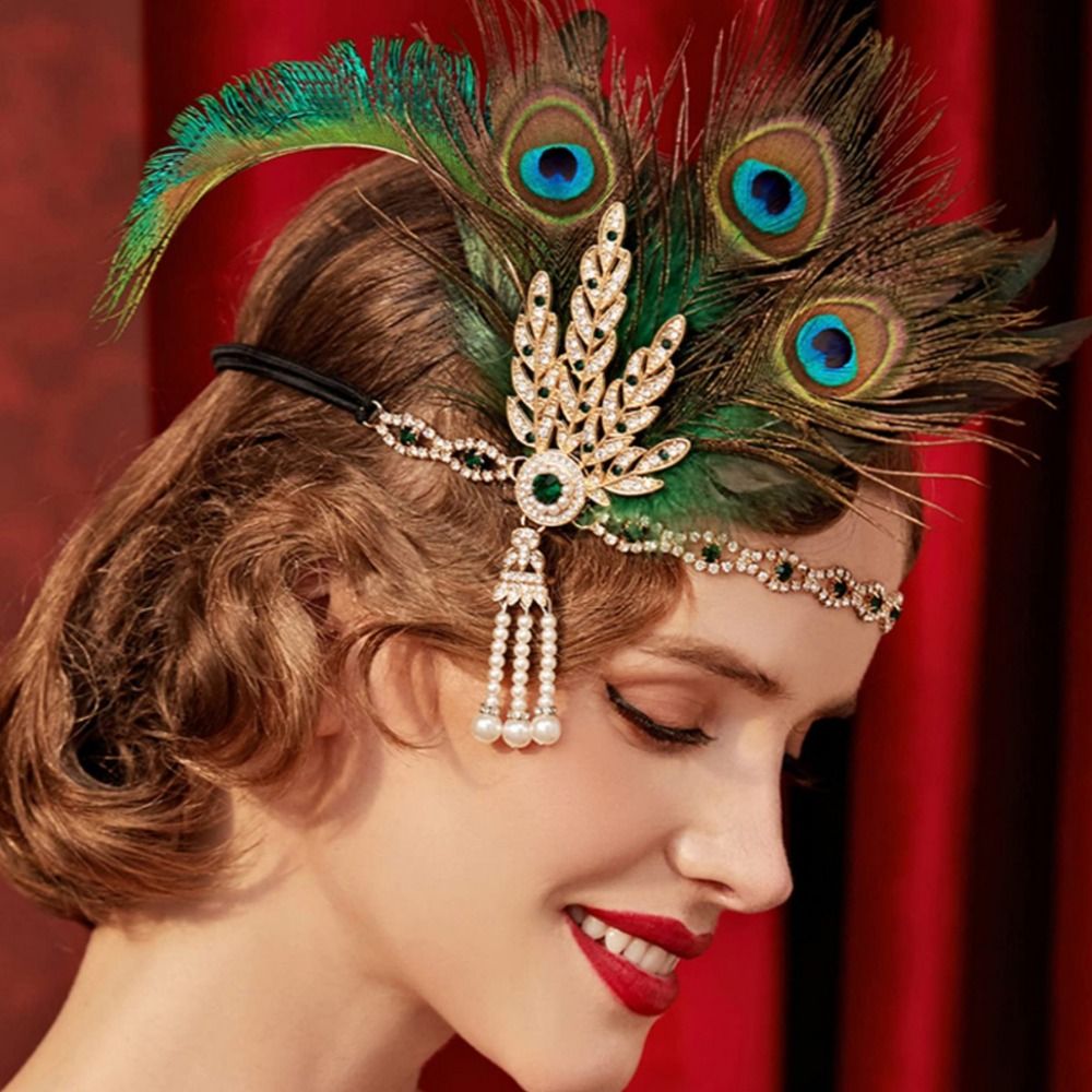 ที่คาดผมขนนกสุดหรูสไตล์วินเทจย - Women'S Accessories In The 1920S บทวิจารณ์และราคา
