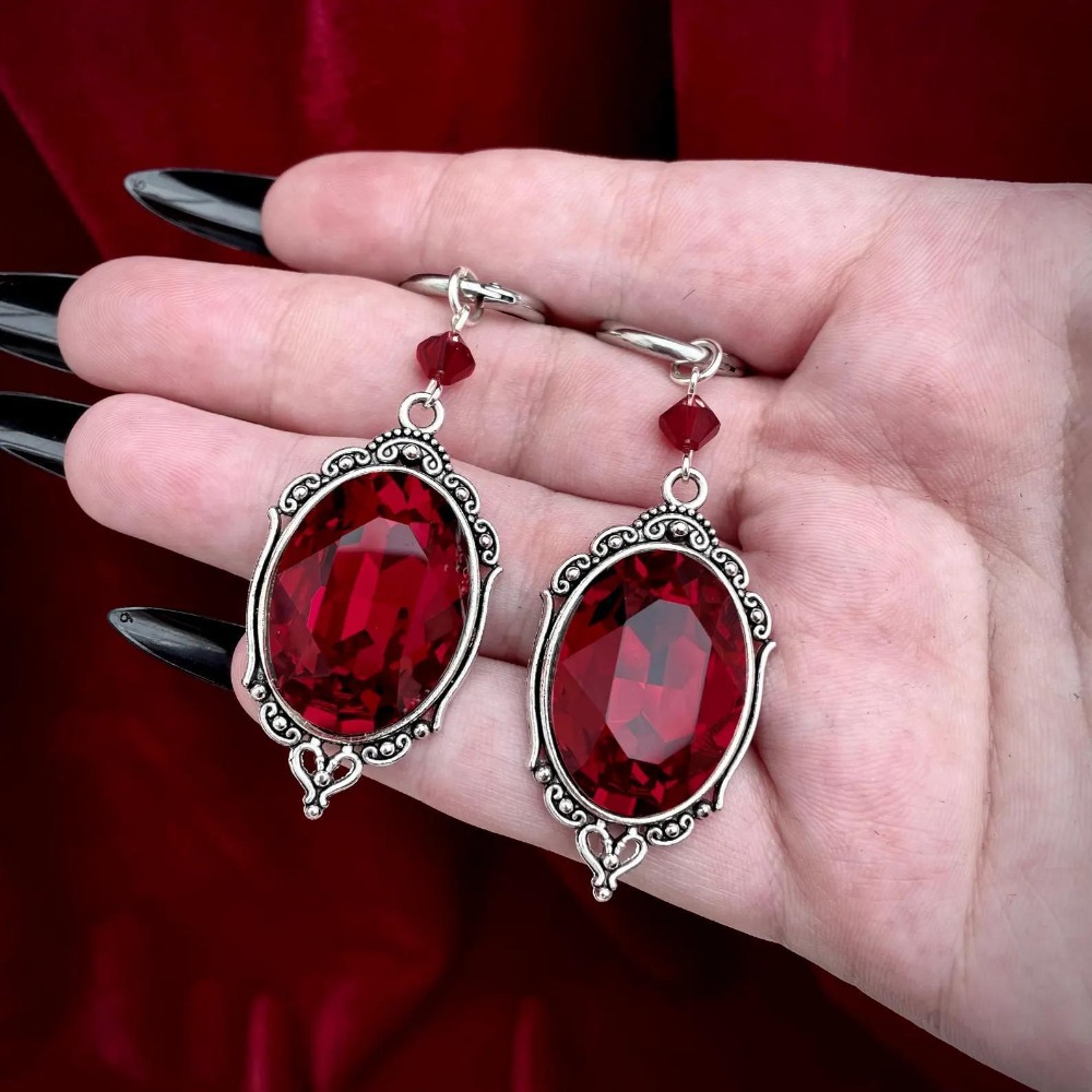 ต่างหูคริสตัลทรงวงรีหลากเหลี่ย - Women'S Victorian Accessories บทวิจารณ์และราคา