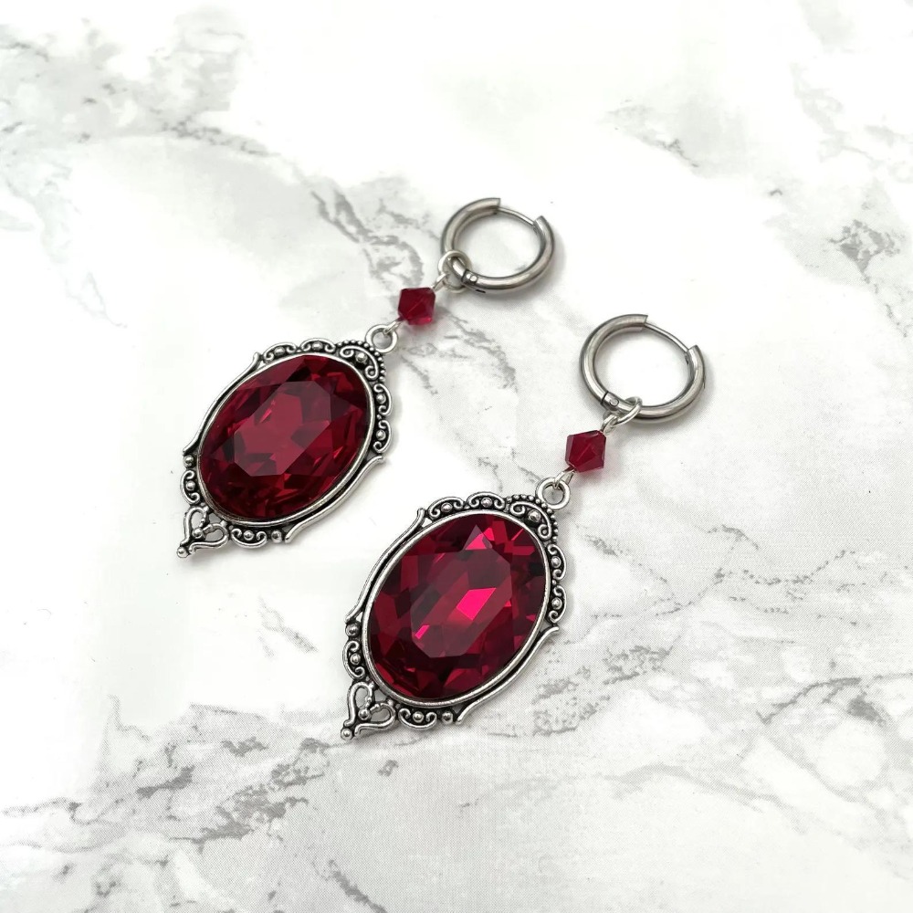 ต่างหูคริสตัลทรงวงรีหลากเหลี่ย - Women'S Victorian Accessories บทวิจารณ์และราคา