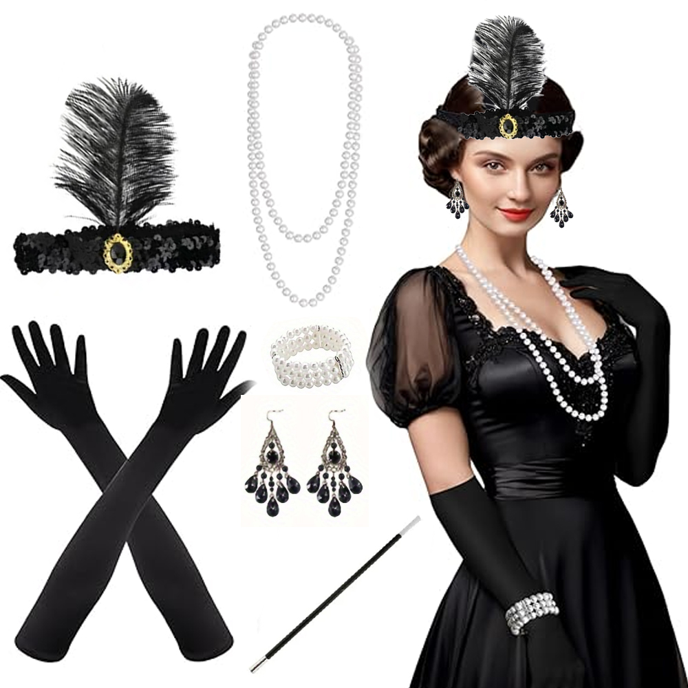 PESENAR ชุดเครื่องประดับสไตล์แ - Women'S Accessories In The 1920S บทวิจารณ์และราคา