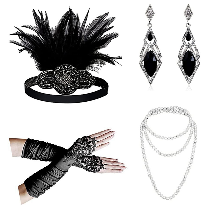 ชุดอุปกรณ์คอสเพลย์ ABQR ยุค 19 - Women'S Accessories In The 1920S บทวิจารณ์และราคา