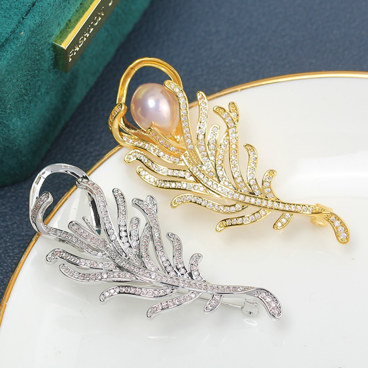 ชุดอุปกรณ์ทำเข็มกลัด DIY ลายขน - Brooch Pin Gold บทวิจารณ์และราคา