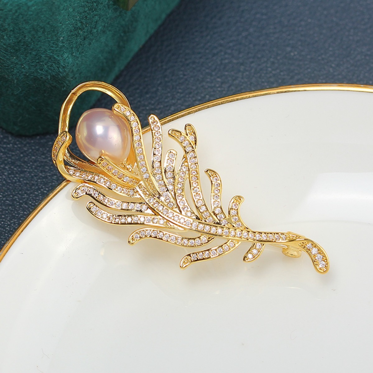 ชุดอุปกรณ์ทำเข็มกลัด DIY ลายขน - Brooch Pin Gold บทวิจารณ์และราคา