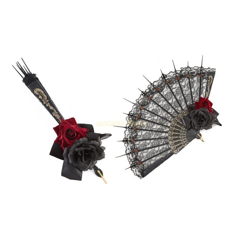 31BF Fan Gothic Victorian Wome - Women'S Victorian Accessories บทวิจารณ์และราคา