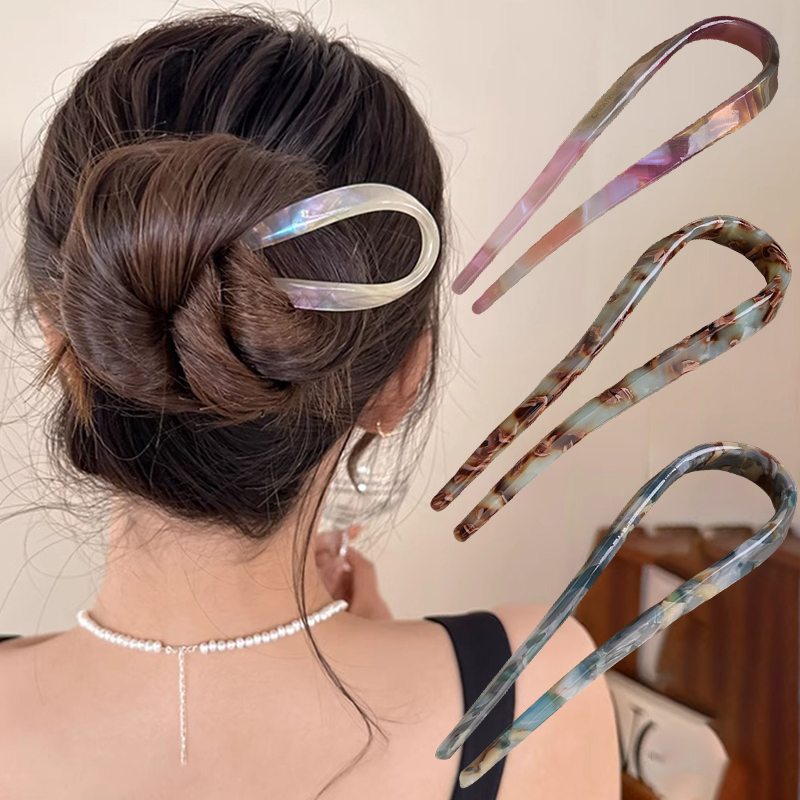 กิ๊บติดผมรูปตัวยู อะซิเตท อะคร - Women Accessories On Sale บทวิจารณ์และราคา