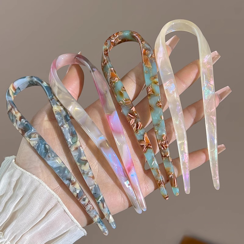 กิ๊บติดผมรูปตัวยู อะซิเตท อะคร - Women Accessories On Sale บทวิจารณ์และราคา