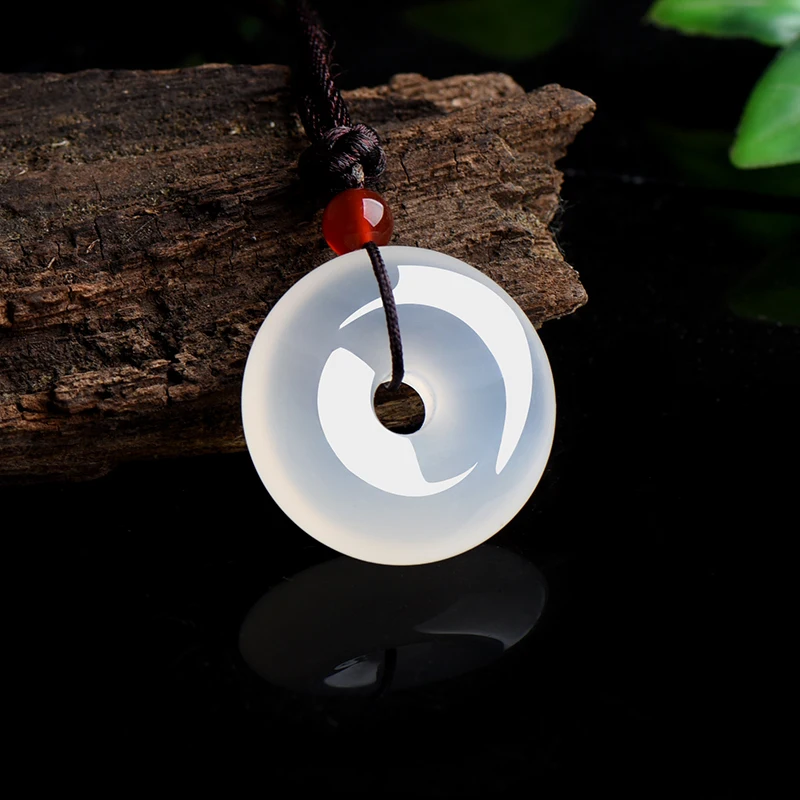 ธรรมชาติMulticolorหยกDonutจี้ส - Women Accessories Trending บทวิจารณ์และราคา
