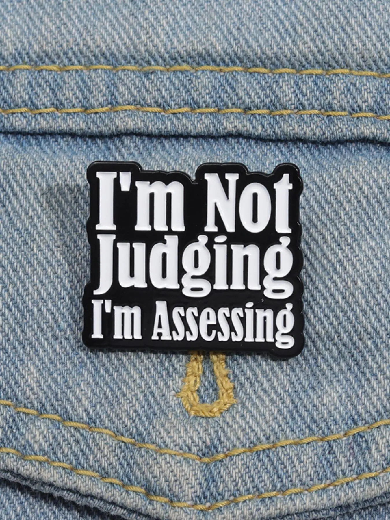 เข็มกลัดลายตัวอักษรที่สะท้อนบุ - Women'S Jeans Accessories บทวิจารณ์และราคา