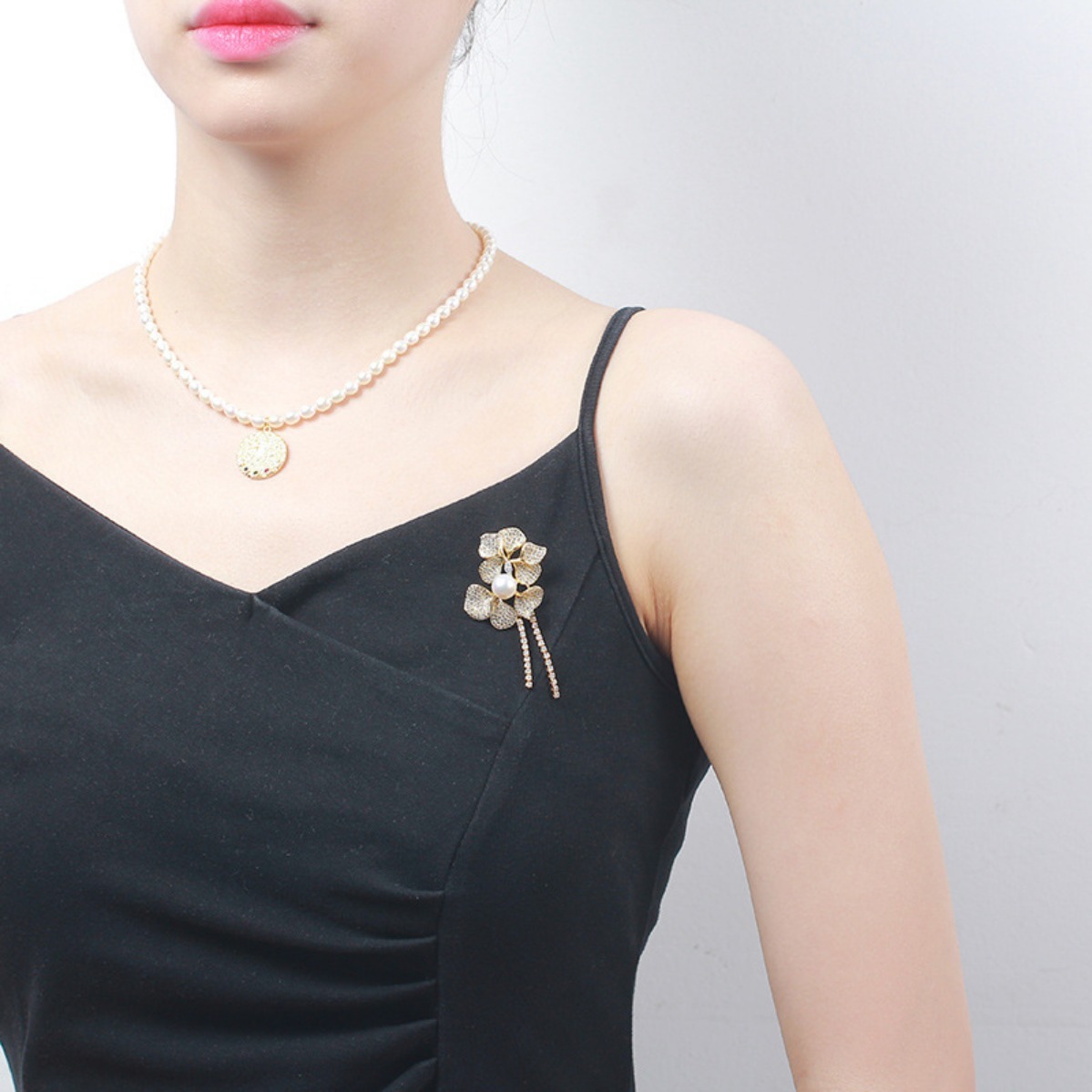 ชุดอุปกรณ์ทำเข็มกลัด DIY ลายดอ - Brooch Pin Gold บทวิจารณ์และราคา