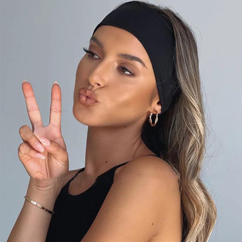 ใหม่สีสันแถบคาดศีรษะยืดหยุ่นสํ - Women Accessories Wholesale China บทวิจารณ์และราคา
