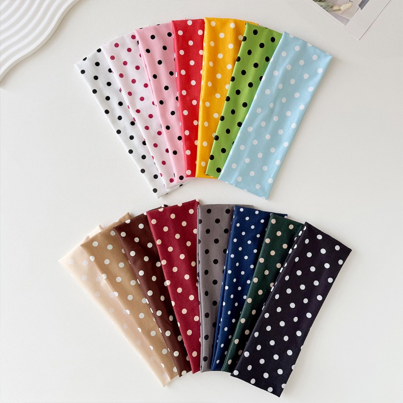 ที่คาดผมลายจุด 2 ชิ้น ผ้าเนื้อ - Women Accessories Online บทวิจารณ์และราคา