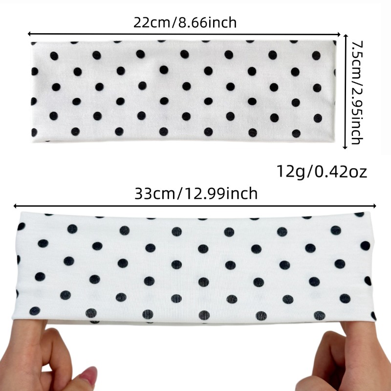 ที่คาดผมลายจุด 2 ชิ้น ผ้าเนื้อ - Women Accessories Online บทวิจารณ์และราคา