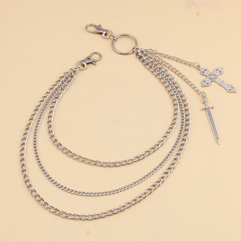 Hip Hop Skull Cross กางเกงเอวผ - Women'S Jeans Accessories บทวิจารณ์และราคา