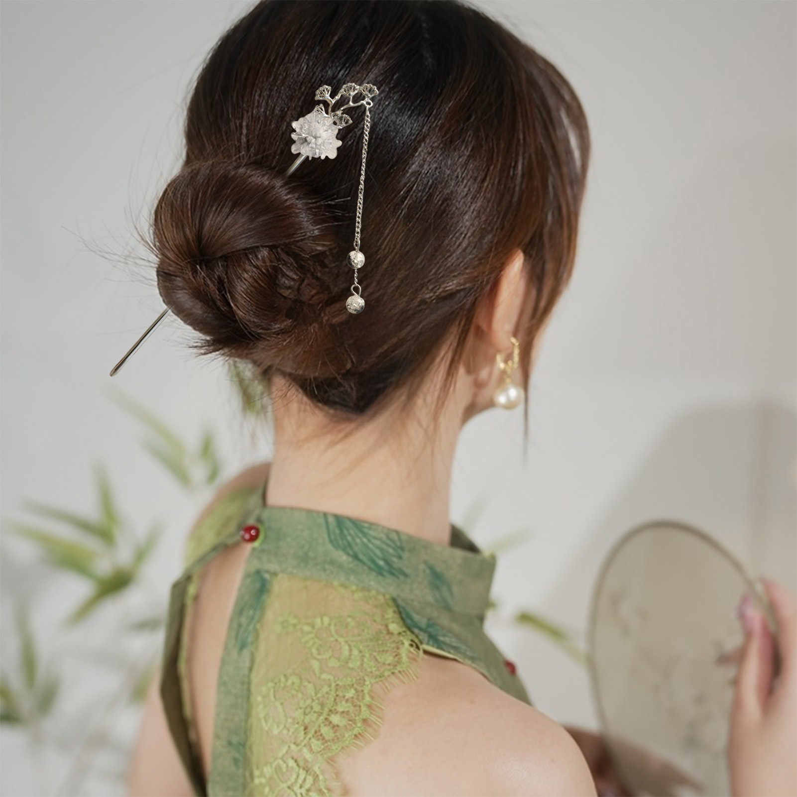 กิ๊บติดผมรูปดอกไม้สุดหรู วัสดุ - Women Accessories On Sale บทวิจารณ์และราคา