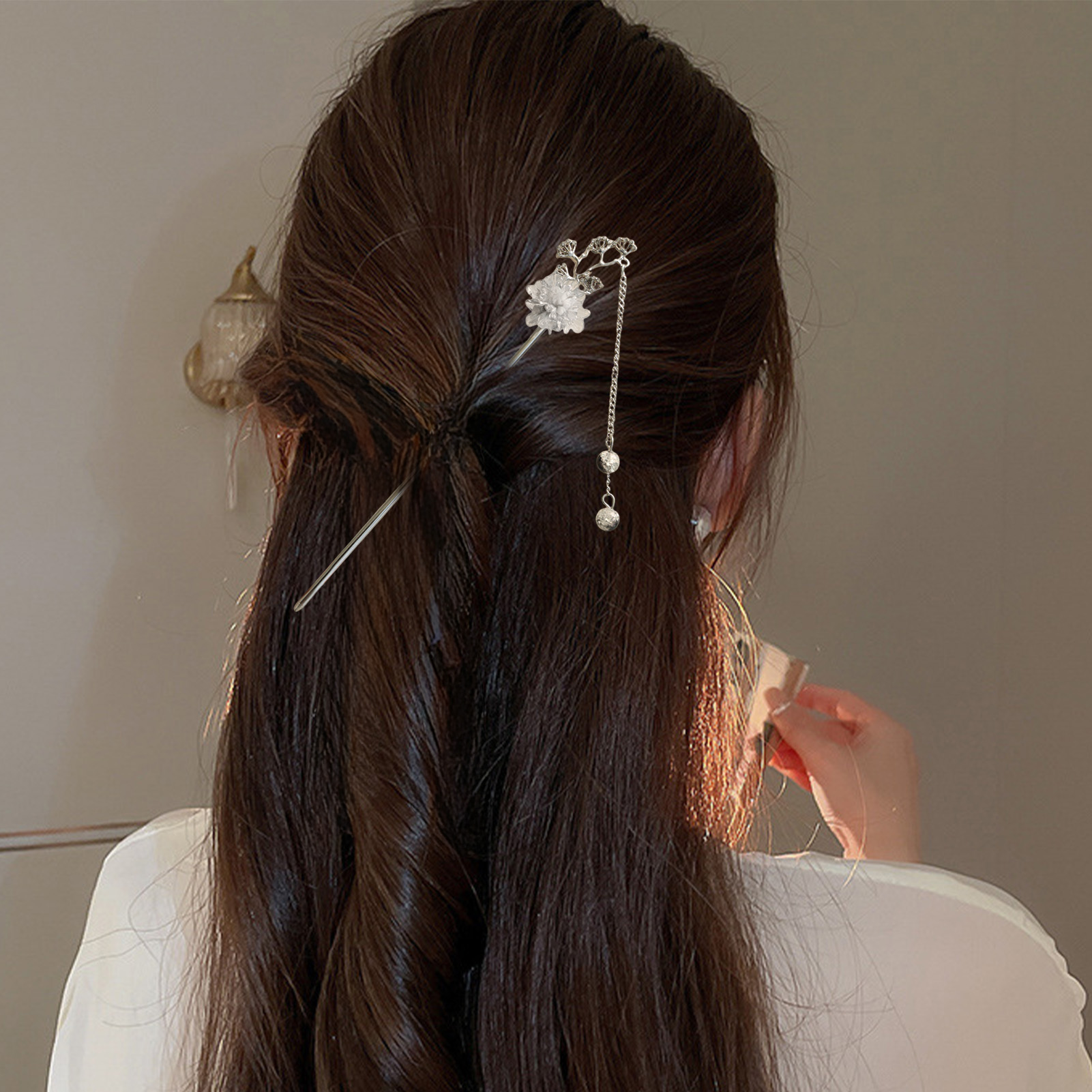 กิ๊บติดผมรูปดอกไม้สุดหรู วัสดุ - Women Accessories On Sale บทวิจารณ์และราคา
