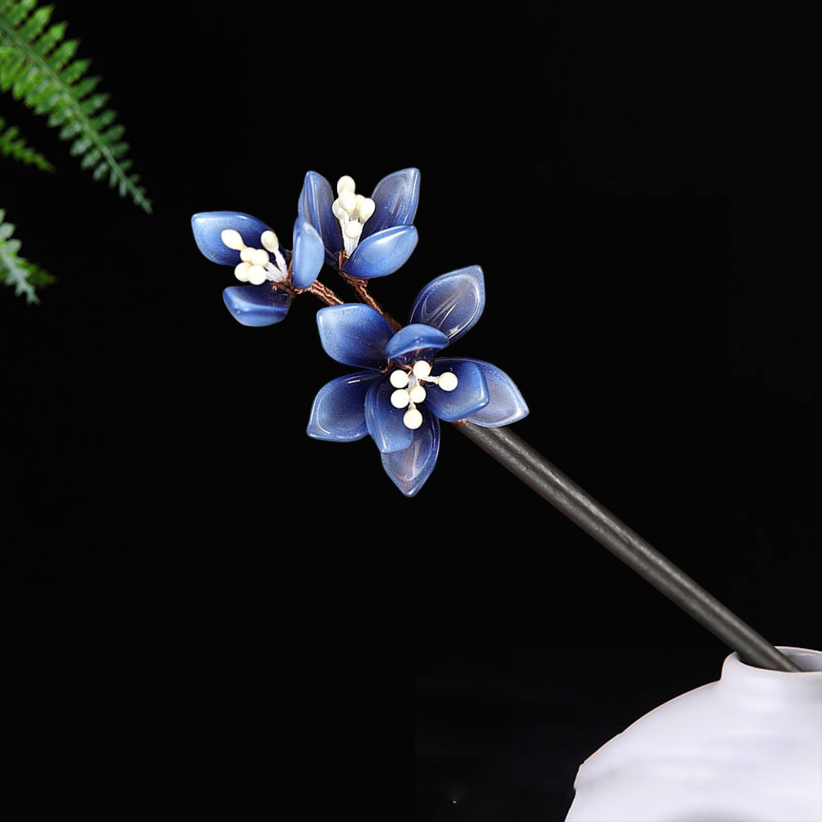 ไม้ผม Sticks ส้อม Gradient สีฟ - Women Accessories On Sale บทวิจารณ์และราคา