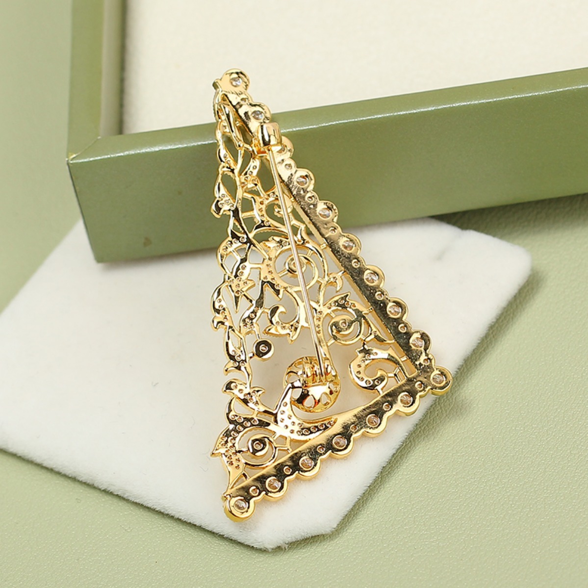 ชิ้นงานเปล่าสำหรับทำเข็มกลัด D - Brooch Pin Gold บทวิจารณ์และราคา