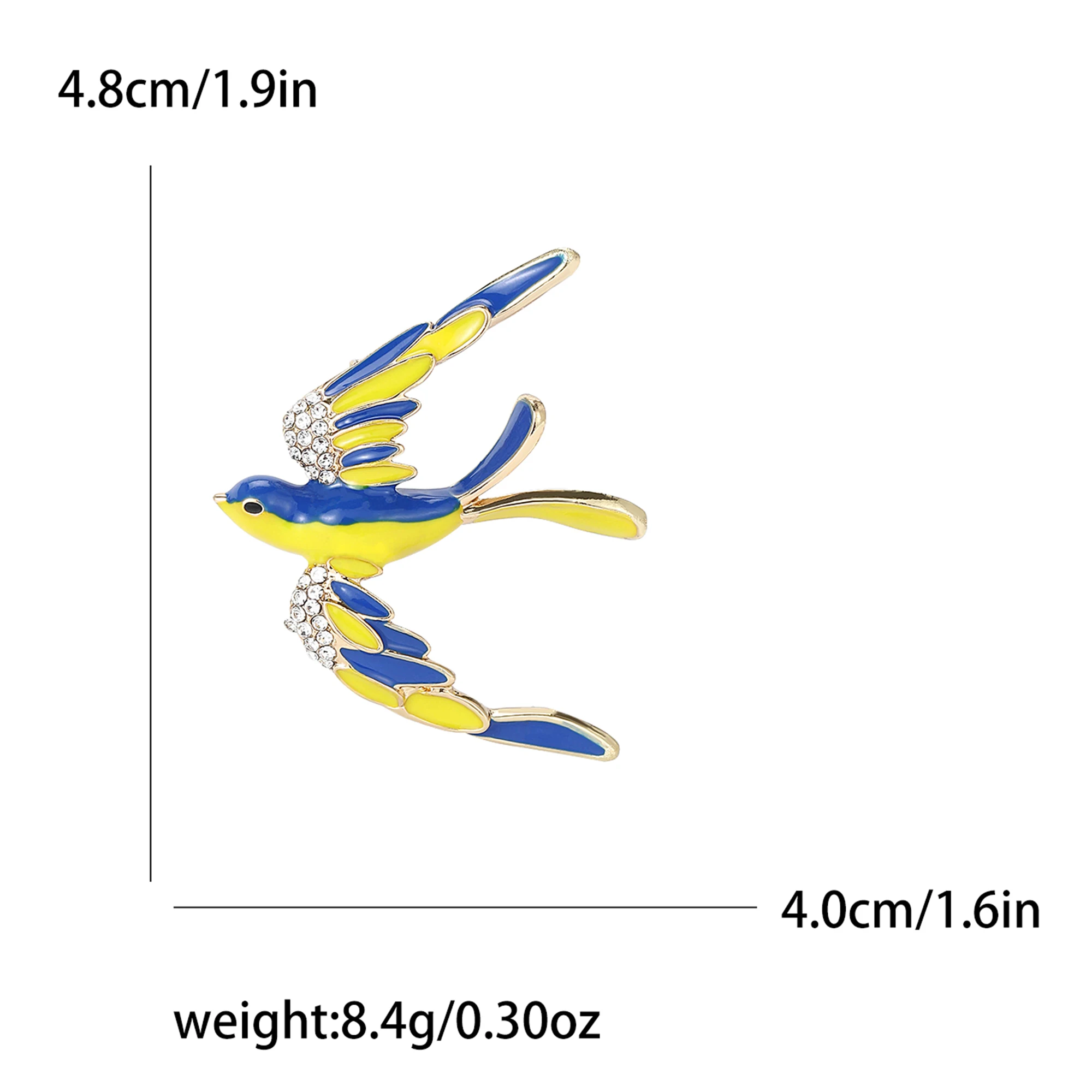 Rhinestone Swallow เข็มกลัดสํา - Women'S Accessories Categories บทวิจารณ์และราคา