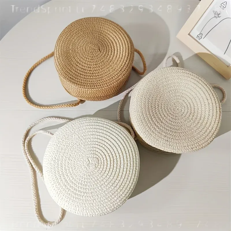 กระเป๋าสะพายข้างทรงกลมสานจากหว - Women Accessories Bag บทวิจารณ์และราคา