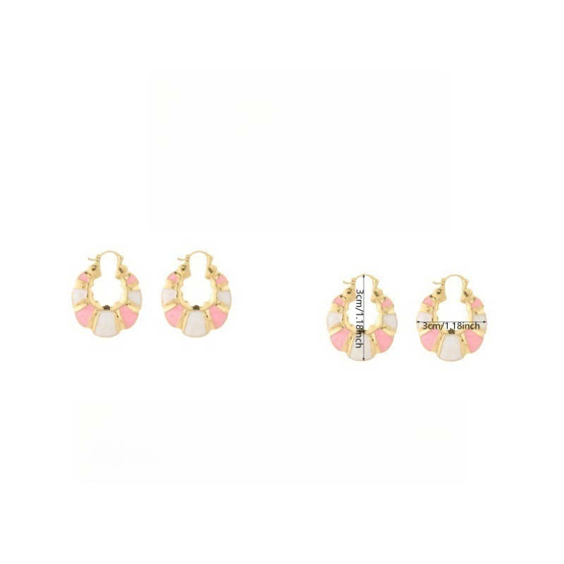 ต่างหูสีชมพูหวานลายดอกไม้ทรงหย - Women Accessories Wholesale China บทวิจารณ์และราคา