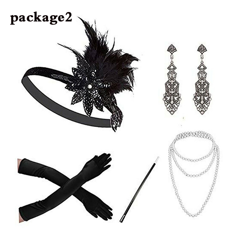 1920S คอสเพลย์ฮาโลวีน Gatsby อ - Women'S Accessories In The 1920S บทวิจารณ์และราคา