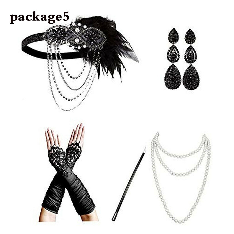 1920S คอสเพลย์ฮาโลวีน Gatsby อ - Women'S Accessories In The 1920S บทวิจารณ์และราคา